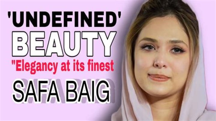 Safa Baig - Bio, Age, Height, Married, Nationality, Body Measurement, Career